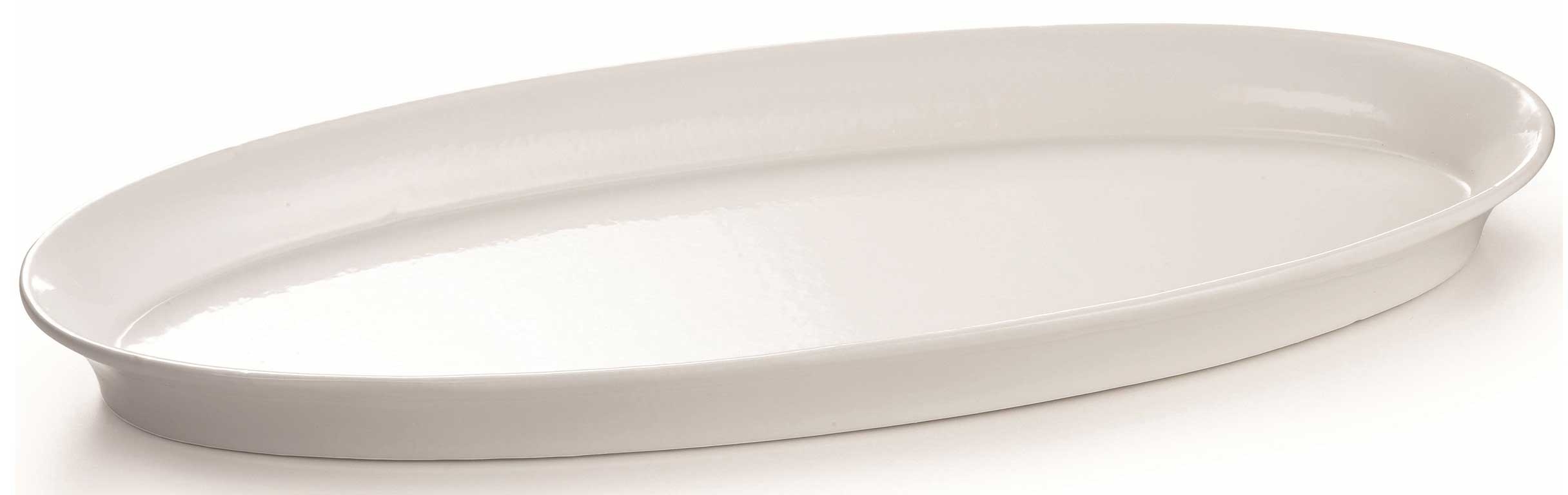 Tablecraft NSF White Cast Aluminum King Fish Platter, 21 x 9 x 1.75 inch