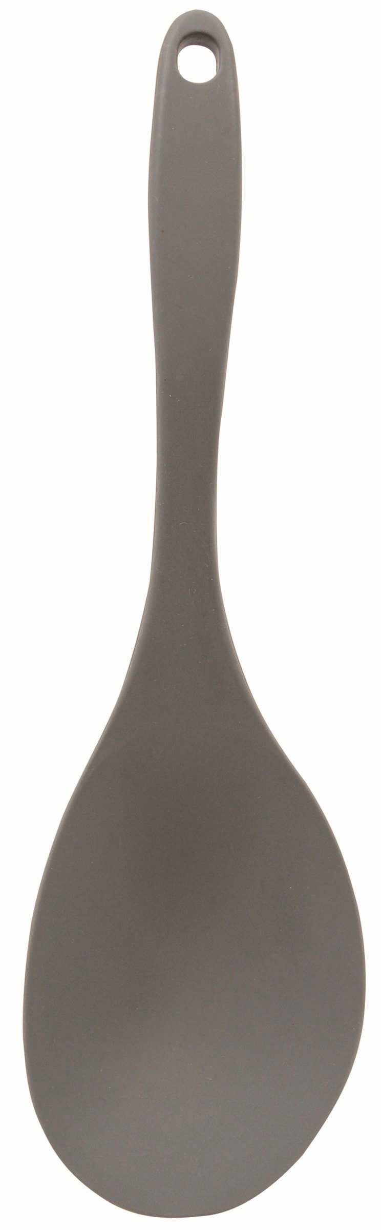 Tablecraft Gray Silicone Spoon, 11 inch