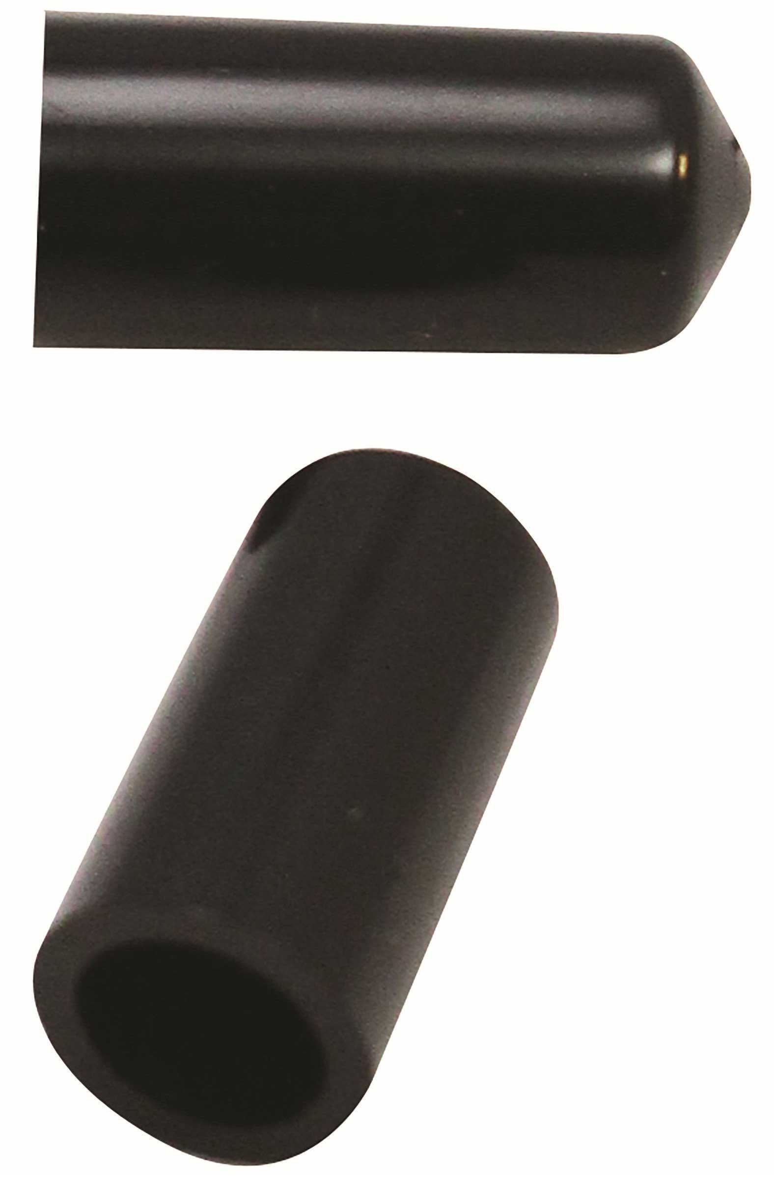 Tablecraft Opaque Black Dust Cap for Small Liquor Pourers -- 12 per case