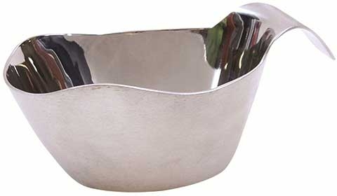 Tablecraft 18-8 Stainless Steel Stackable Gravy Boat, 3 Ounce