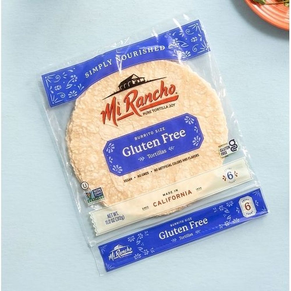 Mi Rancho 9 inch Gluten Free Flour Tortilla, 11 Ounce -- 72 per case