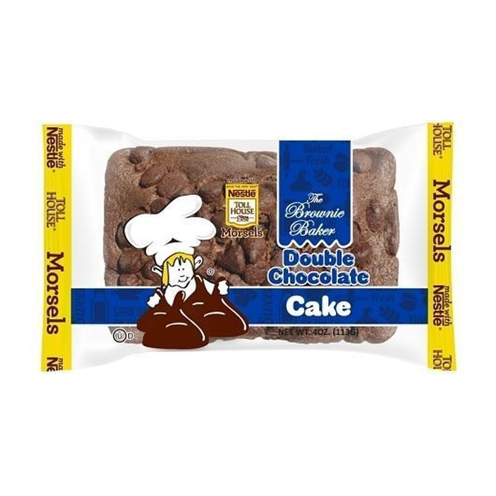 The Brownie Baker Double Chocolate Cake, 4 Ounce -- 9 per case