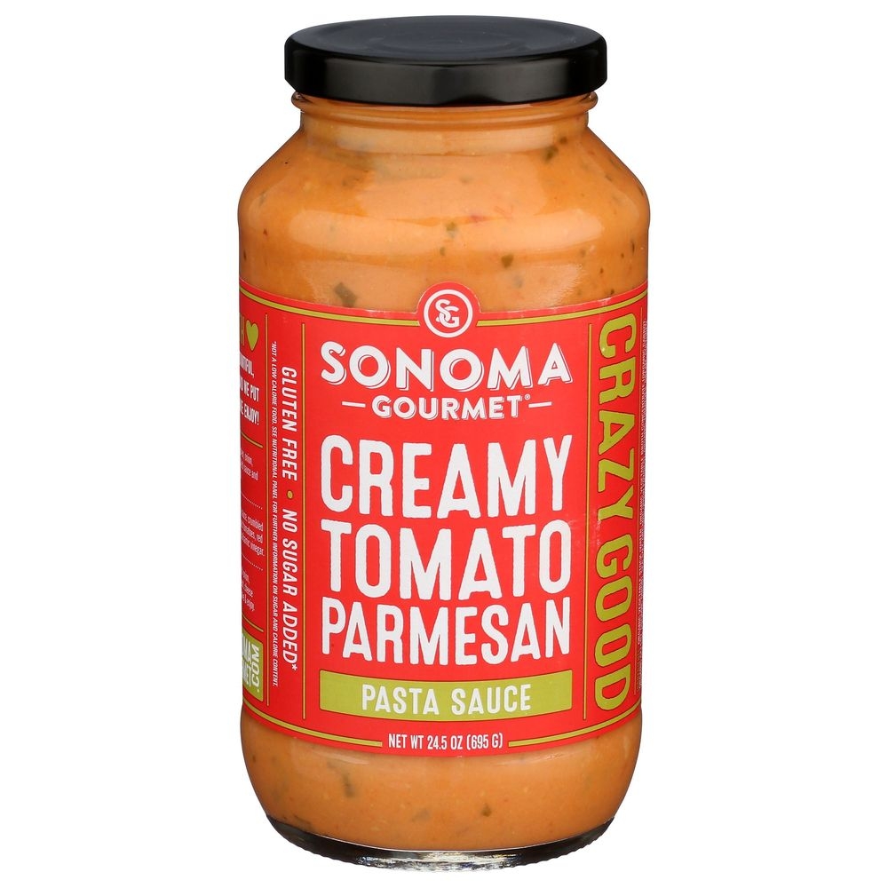 Sonoma Gourmet Creamy Tomato Parmesan Pasta Sauce, 24.5 Ounce -- 6 per case
