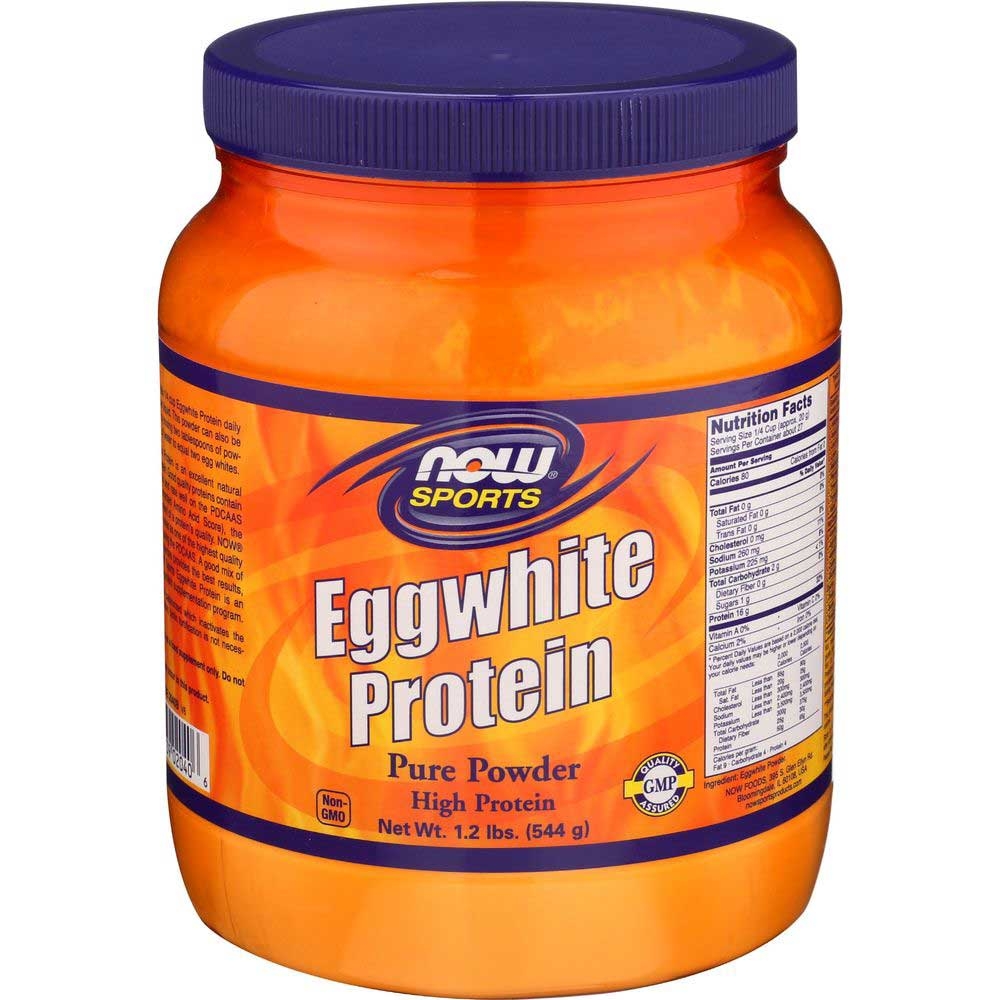 Now Sports Egg White Protein Powder, 1.2 Pound