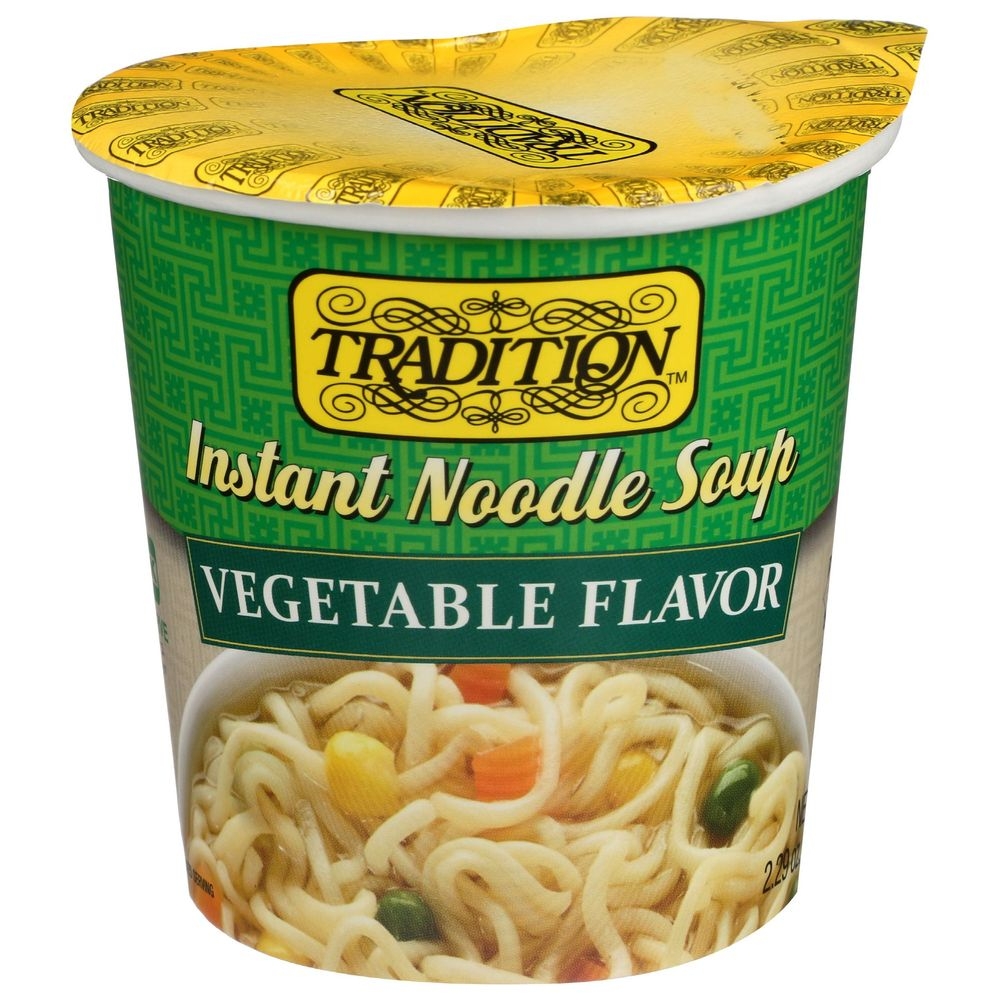 Tradition Vegetable Flavor Instant Noodle Soup, 2.29 Ounce -- 12 per case