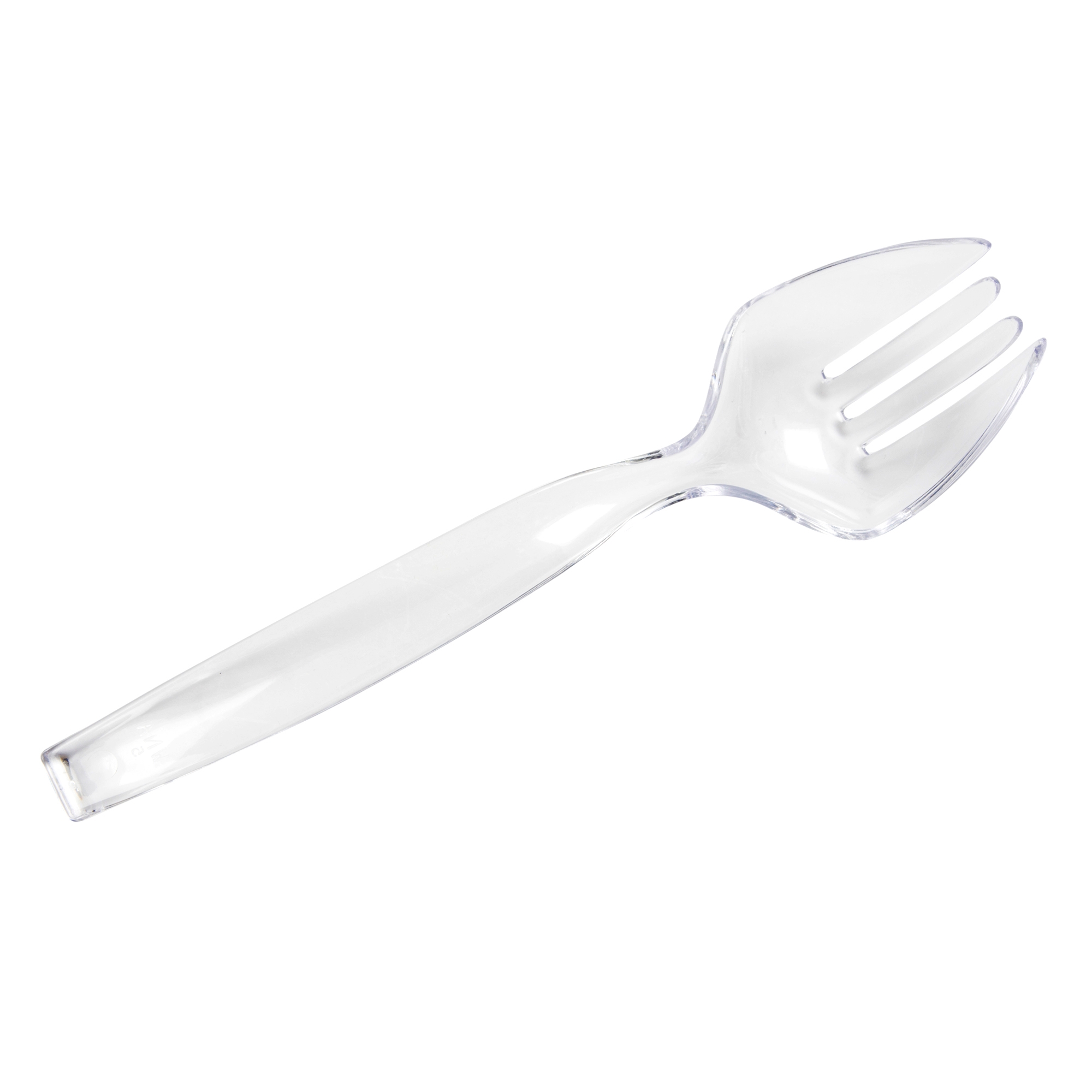 WNA Clear Serving Utensil Fork -- 144 per case.