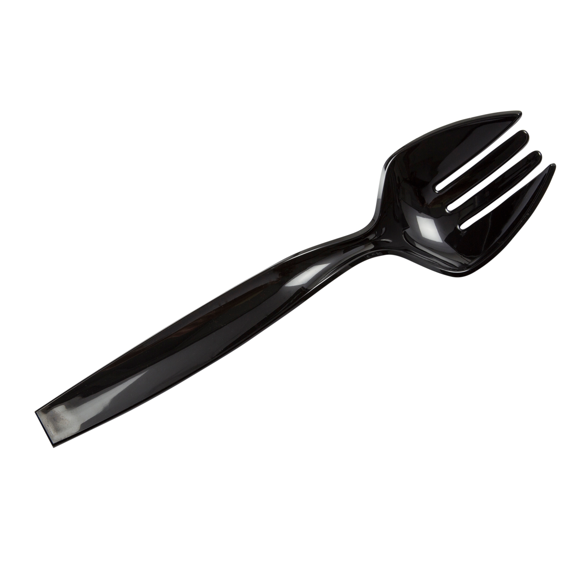 WNA Polystyrene Black Utensil Serving Fork -- 144 per case.