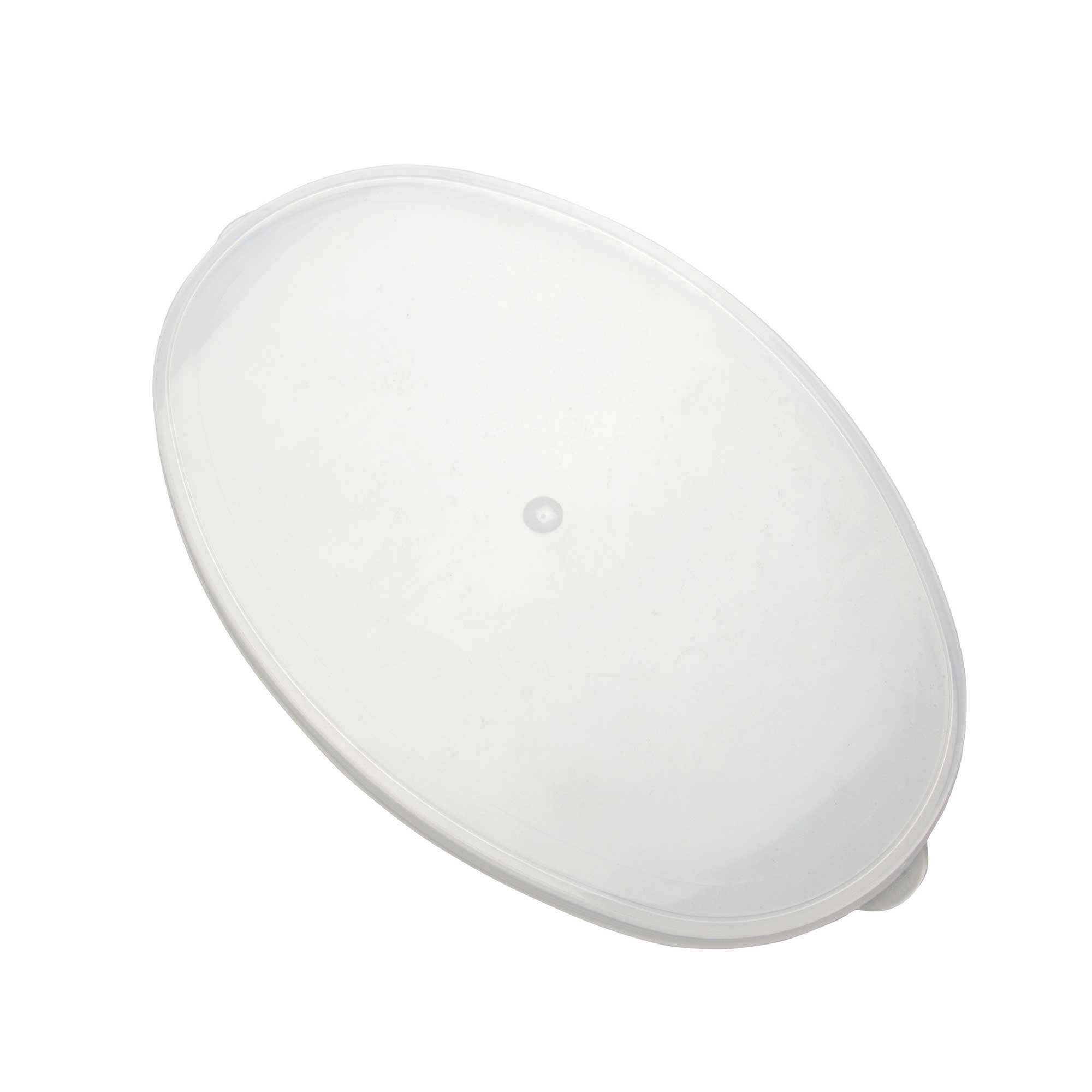 WNA Caterline Translucent Polypropylene Serving Bowl Lid Only, 6.5 x 10.5 inch -- 50 per case.