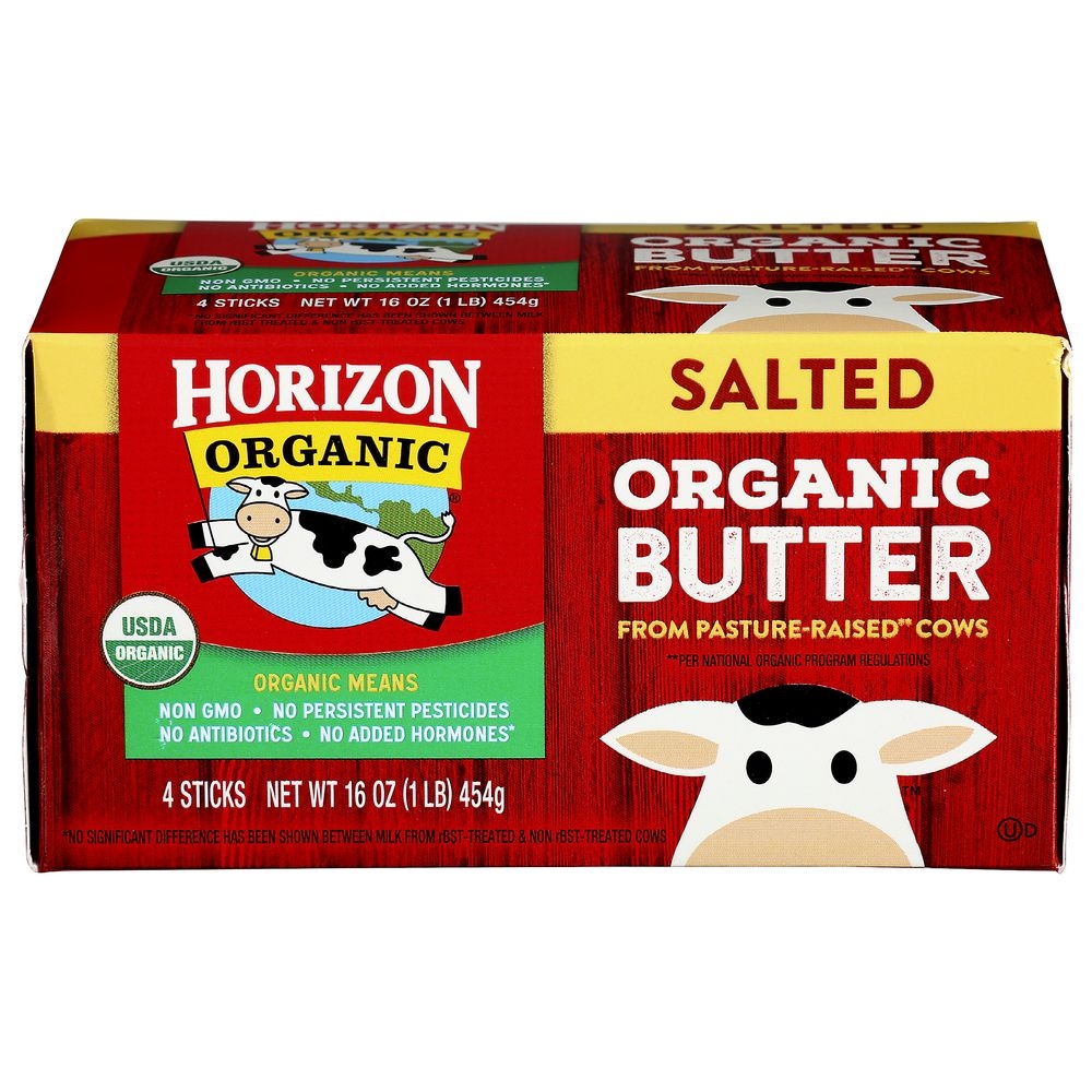 Horizon Organic Salted Butter, 16 Ounce -- 15 per case