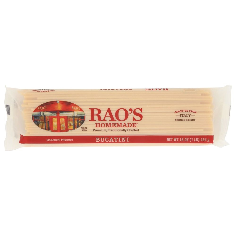 Raos Homemade Bucatini Pasta, 16 Ounce -- 15 per case