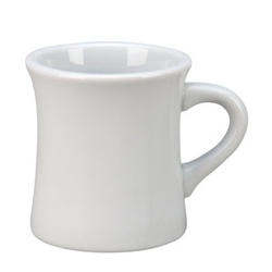 Vertex China Argyle and Catalina Collection Porcelain White Bounty Mug, 10 Ounce -- 36 per case.