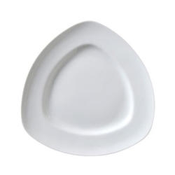 Vertex China Signature Fusion Triangle Plate, 12.25 inch -- 12 per case.