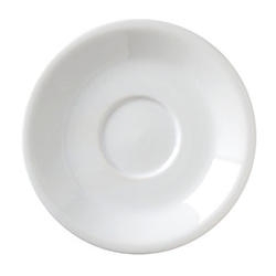Vertex China Argyle Saucer For Cappuccino Cup -- 36 per case.