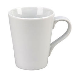 Vertex China Ventana Collection Porcelain White Mug, 12 Ounce -- 36 per case.