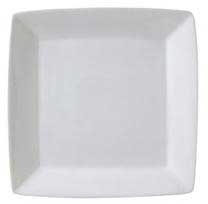 Vertex Signature Collection Porcelain White Square Plate, 10 inch -- 12 per case.
