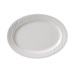 Sausalito Collection Undecorated Oval Platter, 14 inch -- 12 per case.