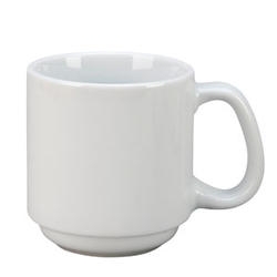 Vertex China Argyle and Catalina Collection Summit Porcelain Stackable Mug, 10 Ounce -- 36 per case.