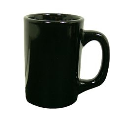Vertex China Black Log Homestead Hotel Mug, 11 Ounce -- 36 per case.