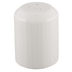 Crystal Bay Collection Euro White Pepper Shaker, 2 1/4 inch -- 48 per case.