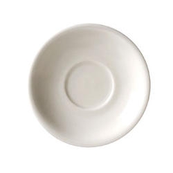 Vertex China Vista Collection Undecorated American White Saucer, 6 1/8 inch -- 36 per case.