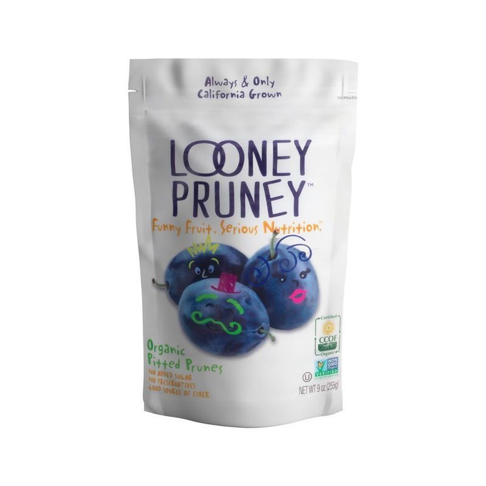 Looney Pruney Organic Pitted Prunes, 9 Ounce -- 6 per case