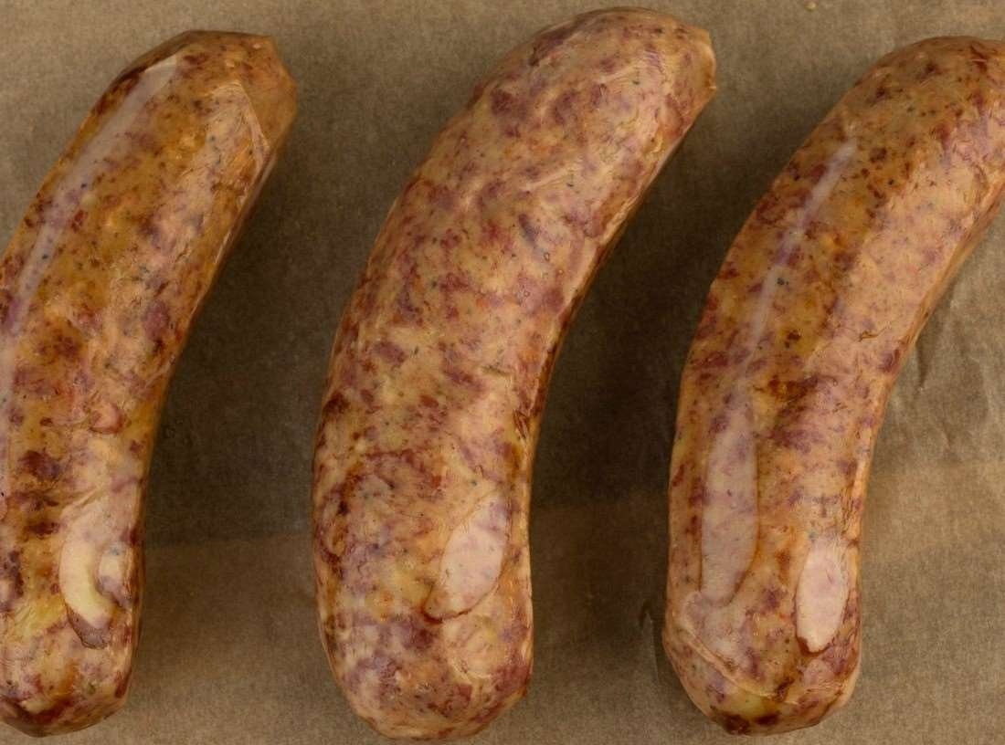 Hudson Valley Foie Bratwurst, 4 Ounce -- 32 per case