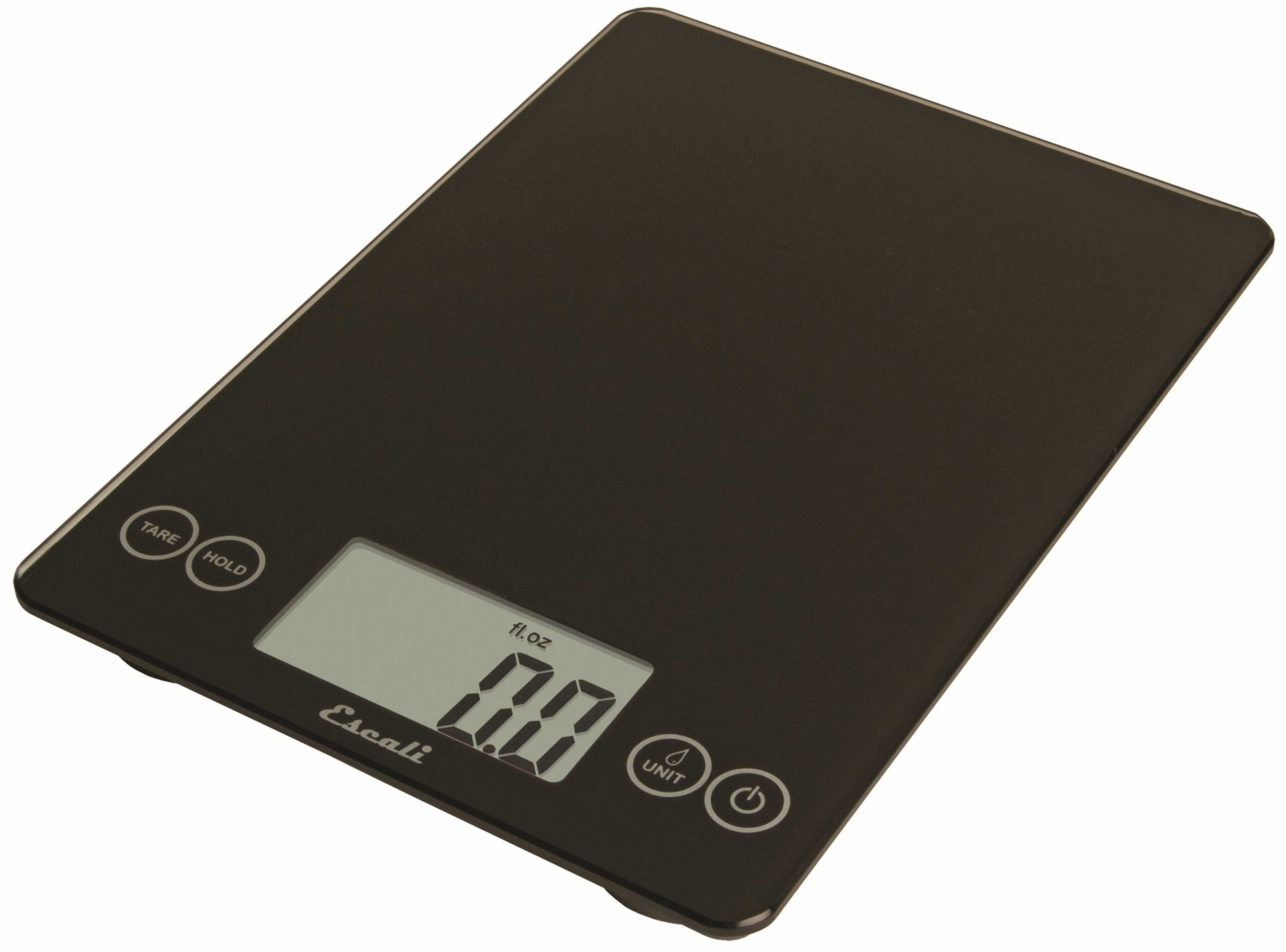 San Jamar Black Glass Digital Scale, 115 Pound.