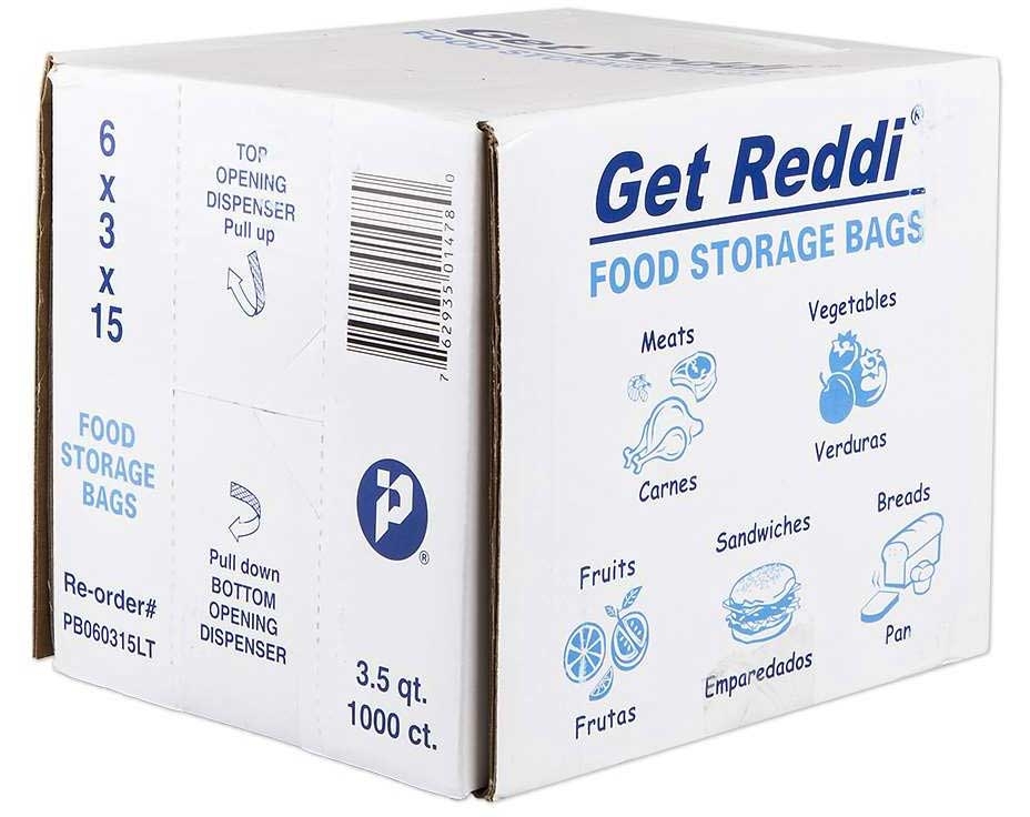 Inteplast Poly Clear Small Roaster Bag, 3.5 Quart -- 1000 per case.