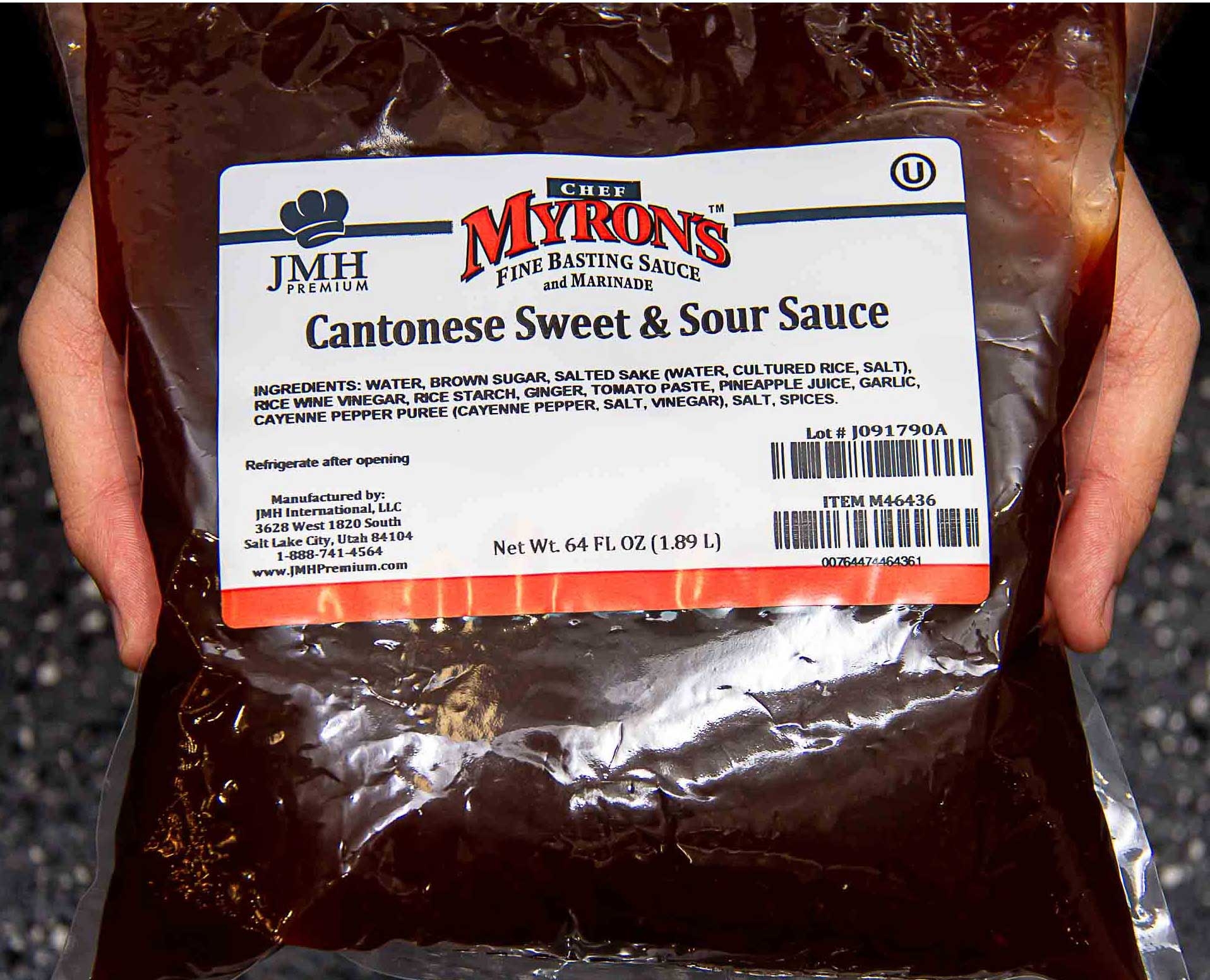 Chef Myrons Cantonese Sweet and Sour Sauce, 65 Fluid Ounce -- 4 per case