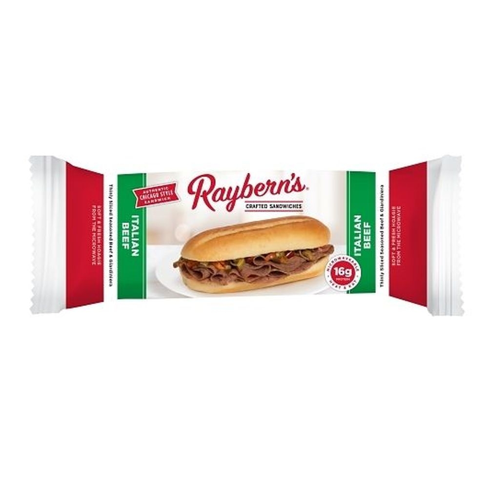 Raybern Italian Beef with Giardiniera On Soft Hoagie, 8 count