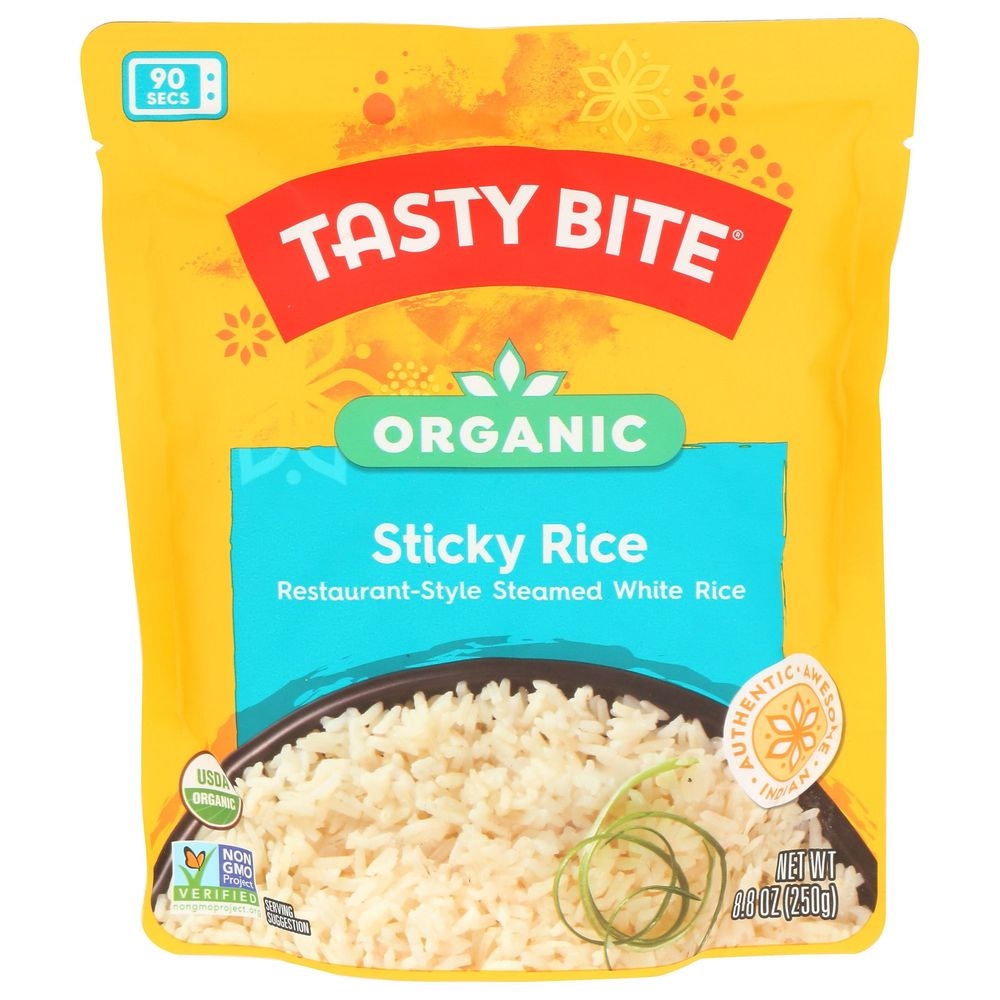 Tasty Bite Organic Sticky Rice, 8.8 Ounce -- 6 per case