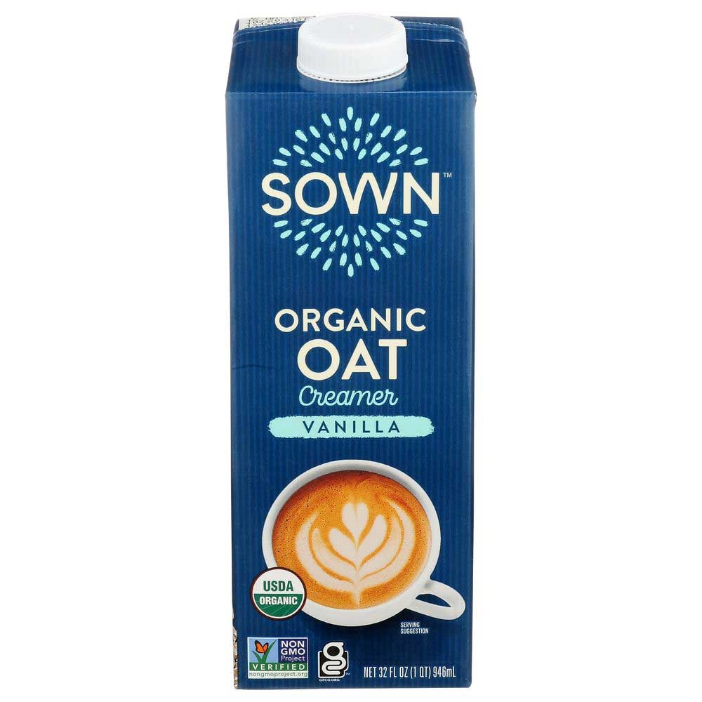 Sown Organic Vanilla Oat Creamer, 32 Fluid Ounce -- 6 per case
