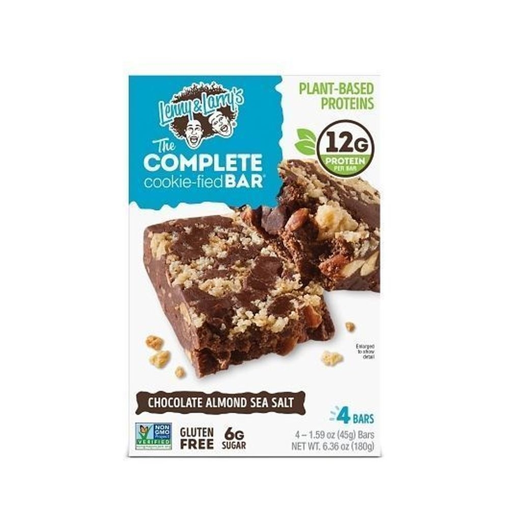 Lenny and Larrys Chocolate Almond Sea Salt The Complete Cookiefied Bar, 4 count -- 6 per case