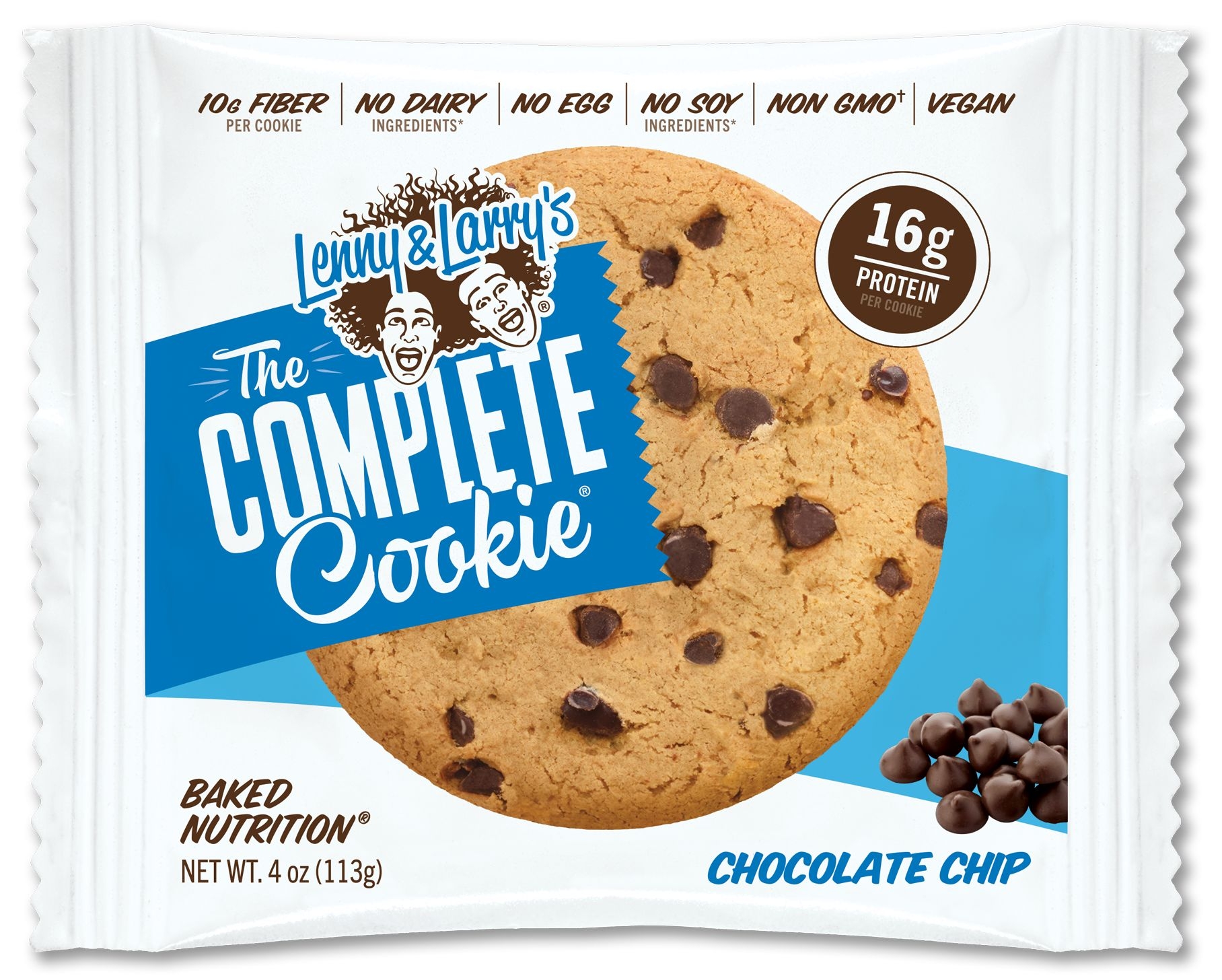 Lenny and Larrys Complete Cookie - Chocolate Chip, 4 Ounce -- 72 per case.