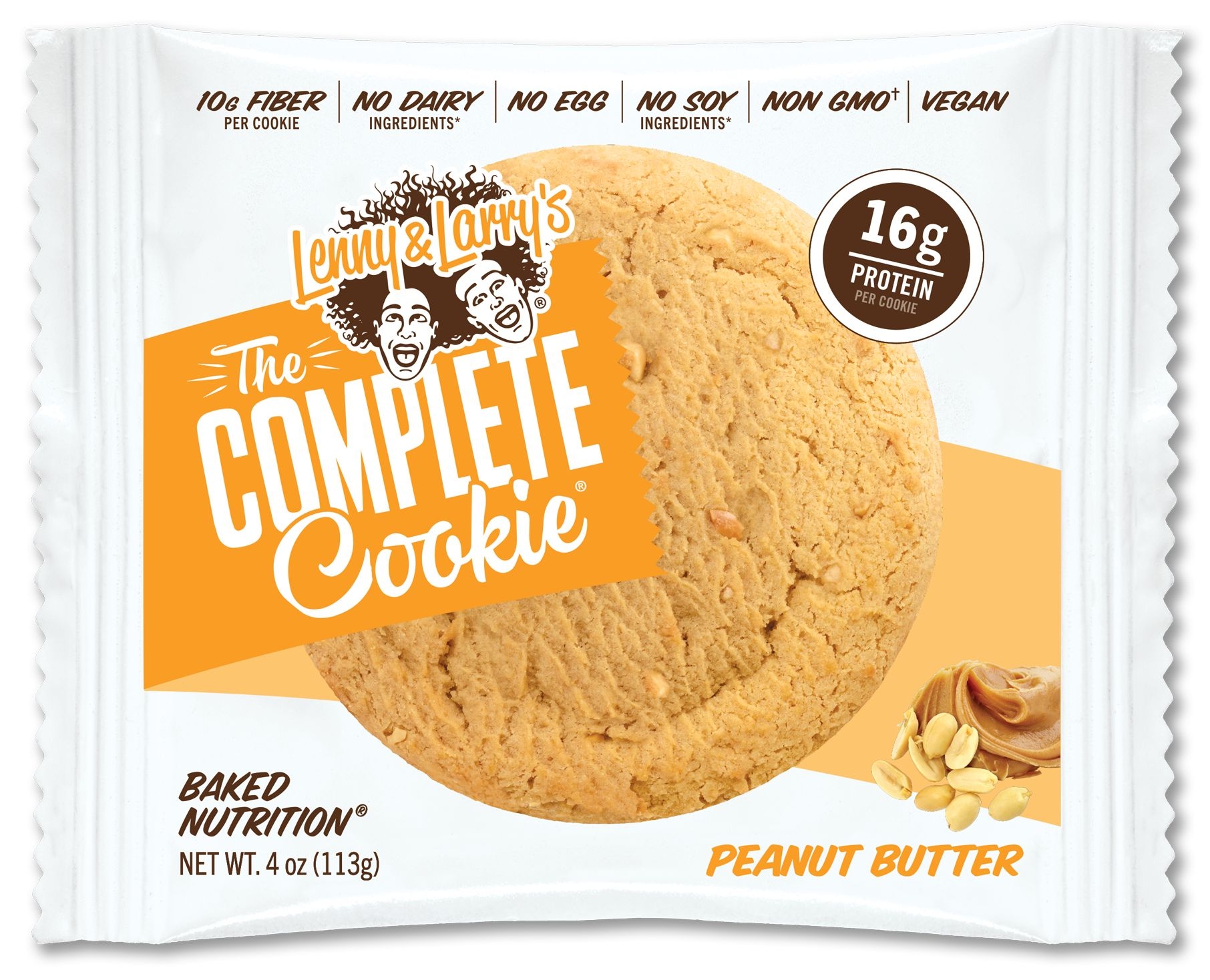 Lenny and Larrys Complete Cookie - Peanut Butter, 4 Ounce -- 72 per case.