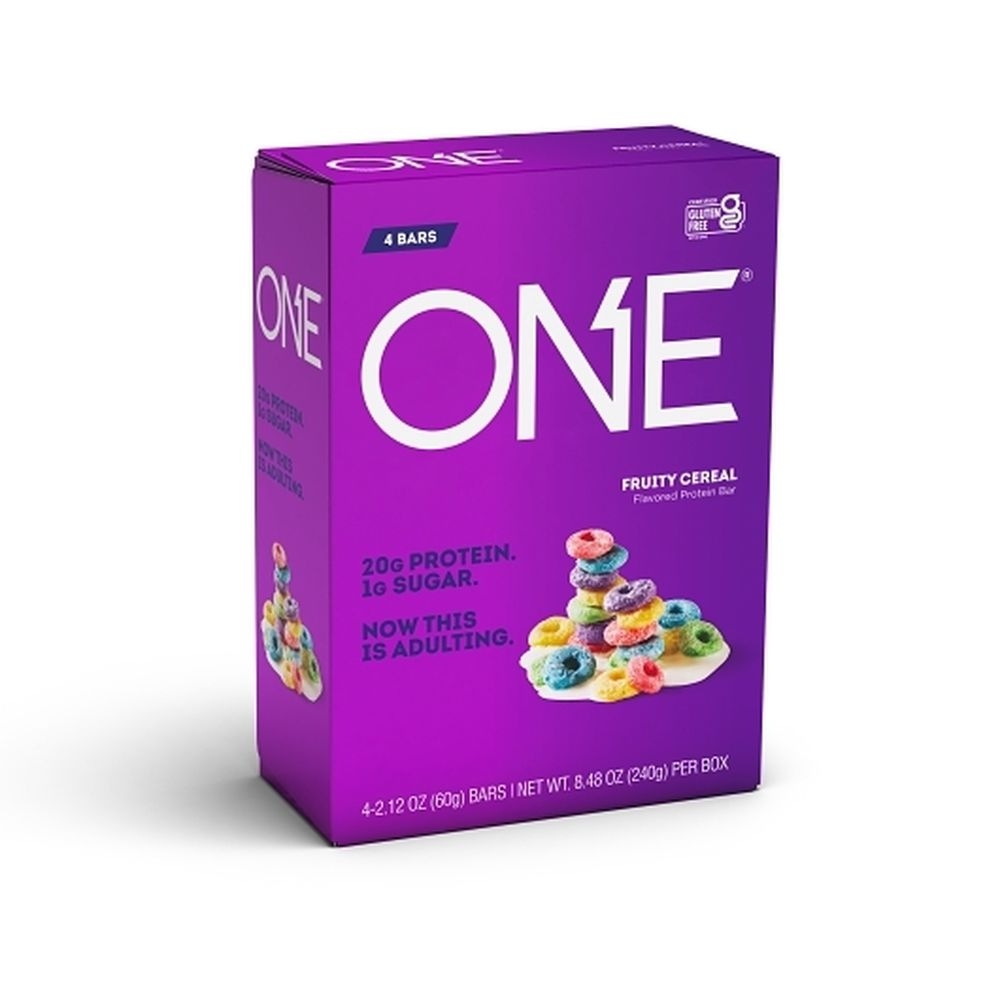 One Fruity Cereal Protein Bar, 8.5 Ounce -- 6 per case