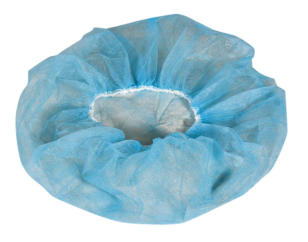 21 Blue Flat Pack Bouffant -- 10 case -- 100 count.