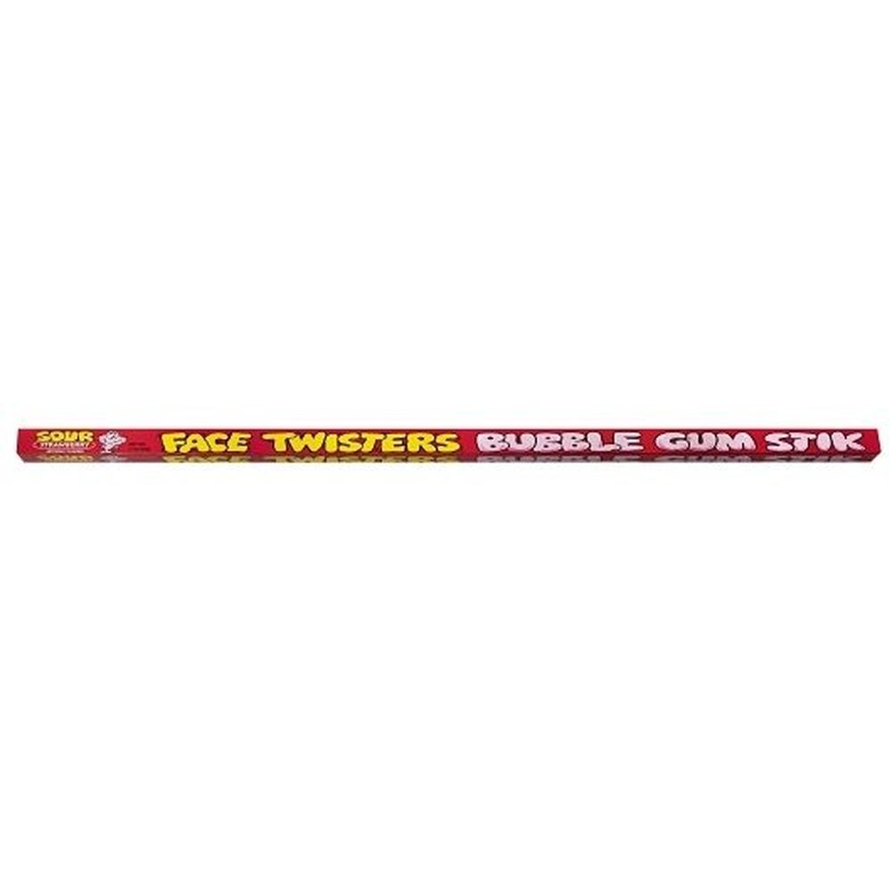 Face Twisters Sour Bubble Gum Stik, 240 count