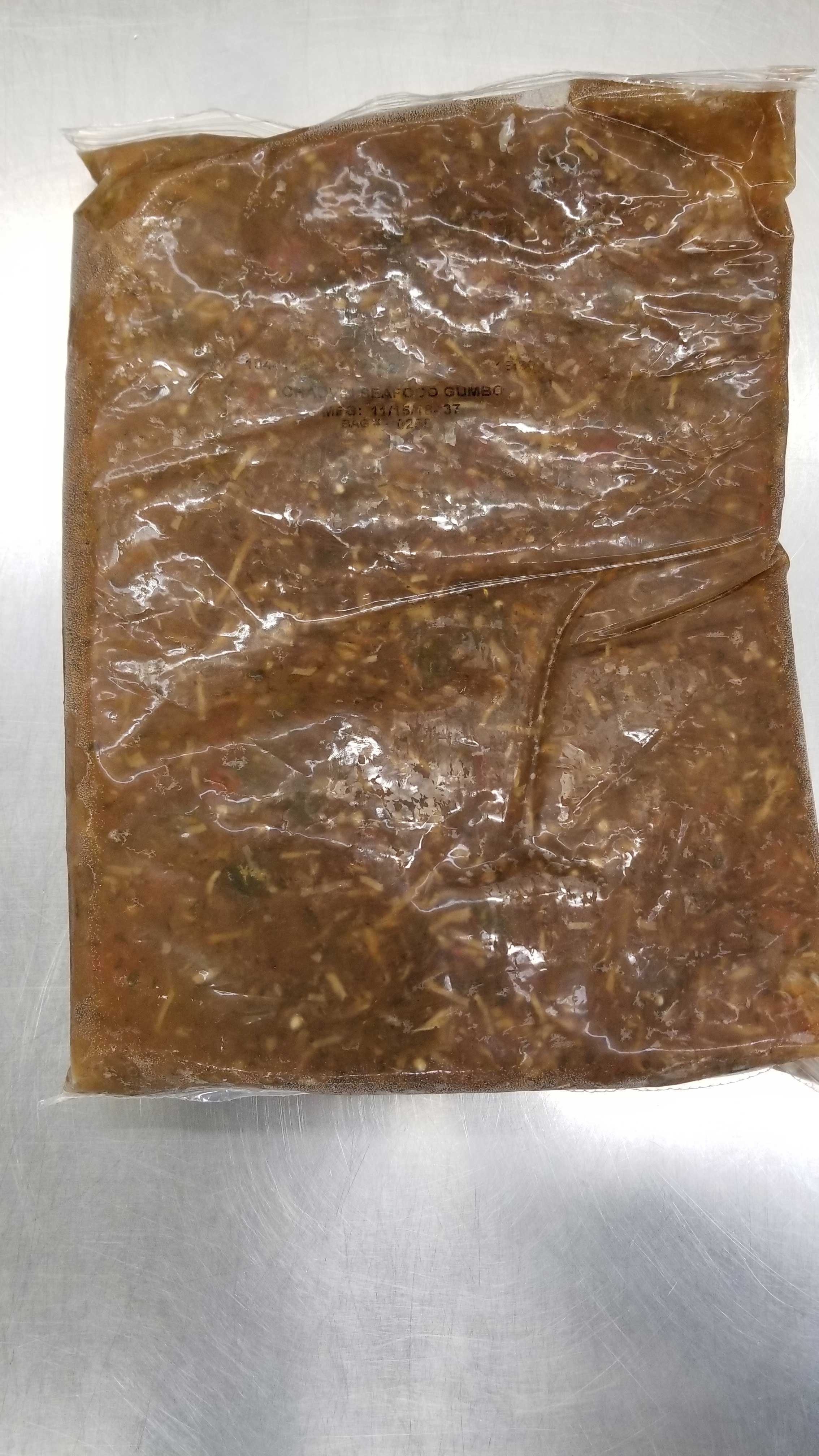 Chef John Folse Ready To Use Gumbo Seafood Soup, 4 Pound -- 4 per case.