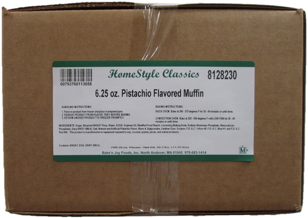 Bake'n Joy Homestyle Pistachio Muffin Batter, 6.25 Ounce -- 75 per case