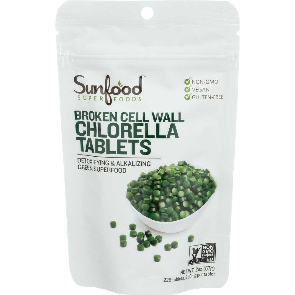 Sunfood Chlorella Tablets, 2 Ounce