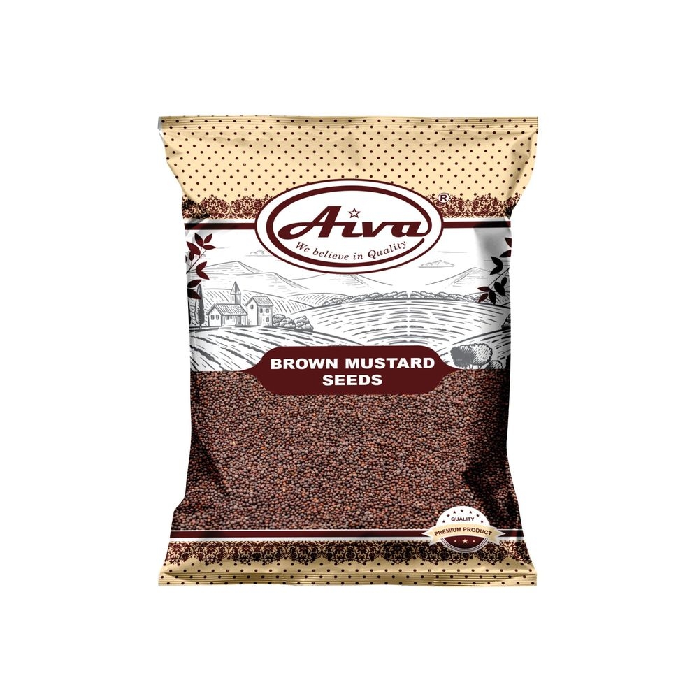 Aiva Brown Mustard Seeds, 7 Ounce