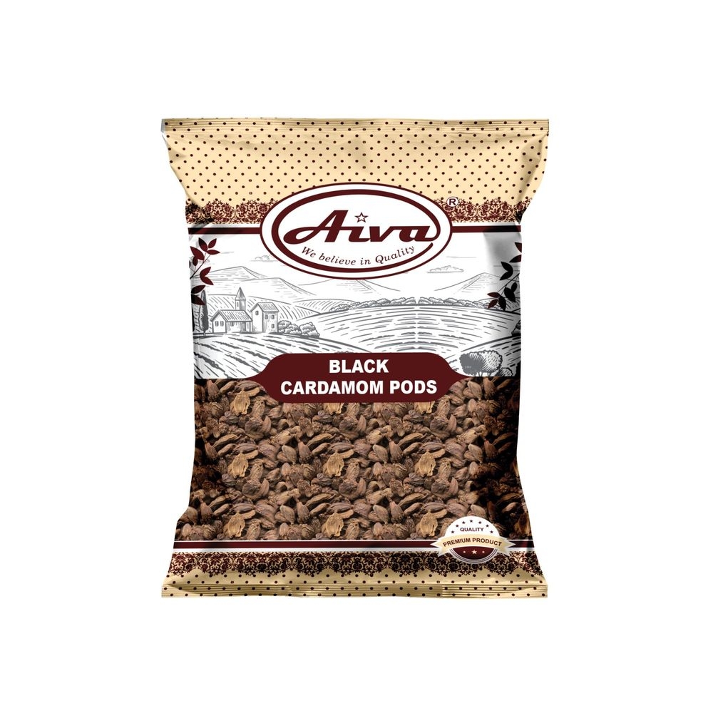 Aiva Black Cardamom Pods, 7 Ounce