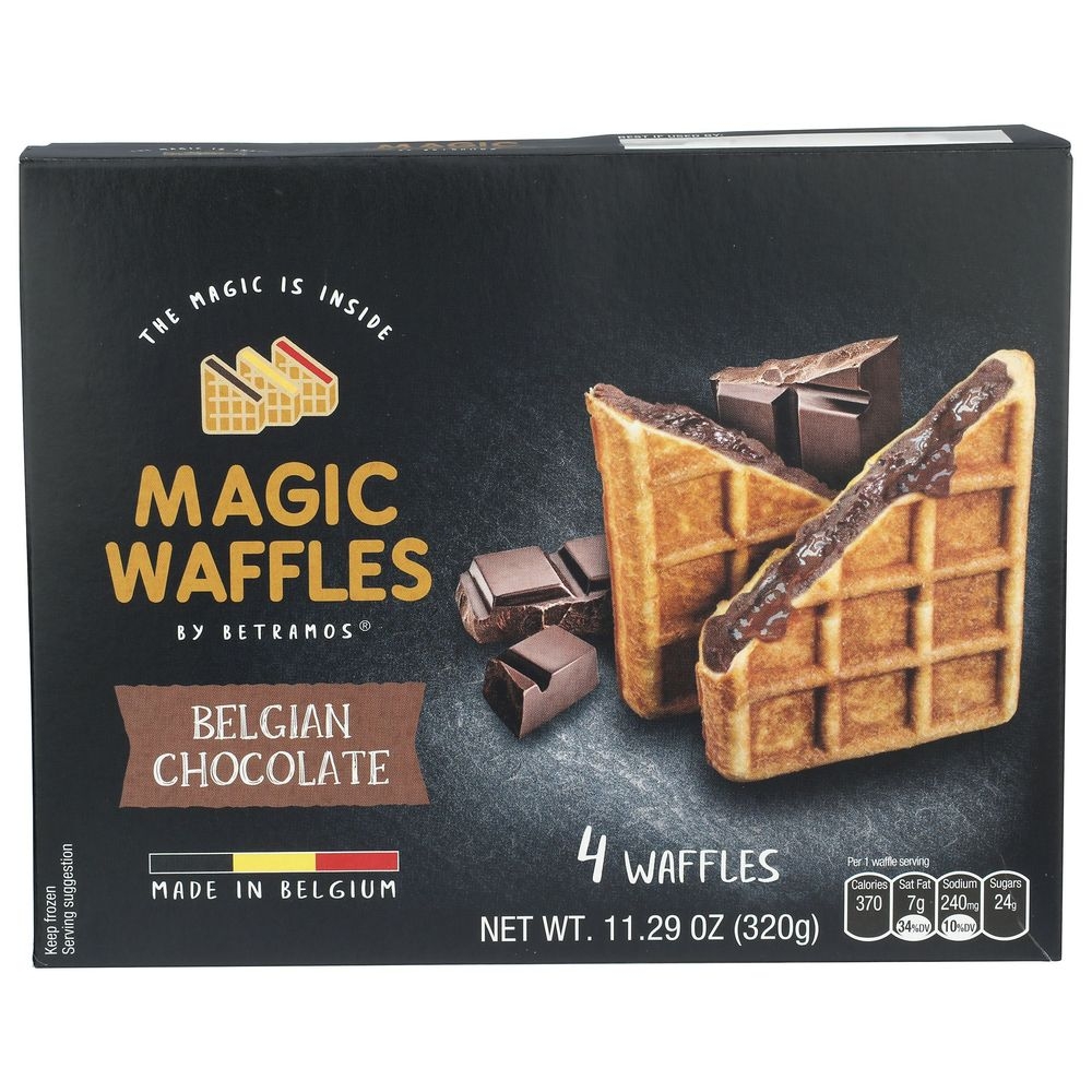 Magic Waffles Belgian Chocolate Filled Waffles, 11.29 Ounce -- 10 per case