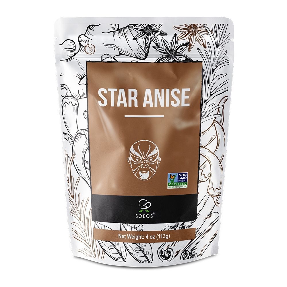Soeos Star Anise Seeds, 4 Ounce -- 100 per case