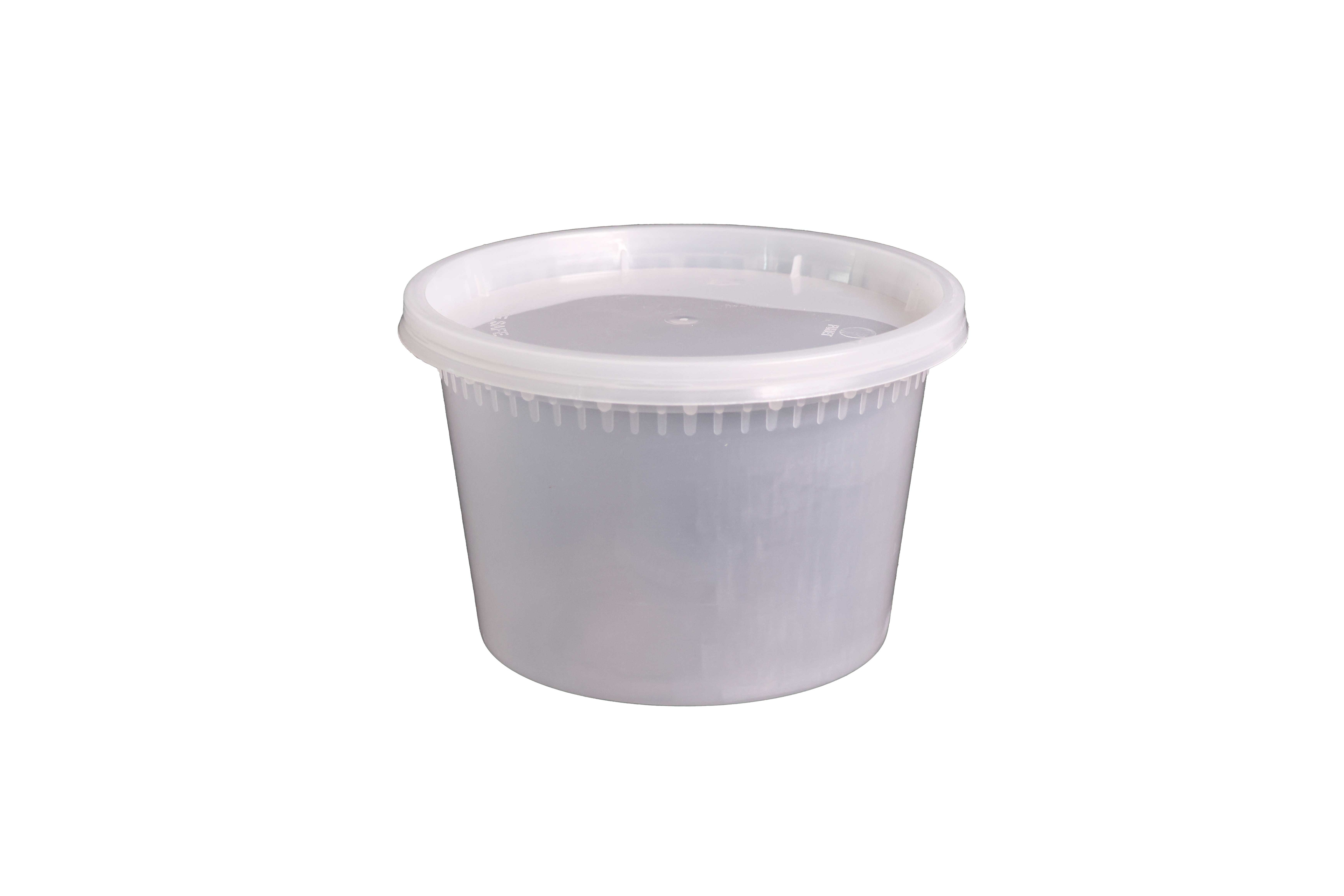 Greensaver Hot/Cold Polypropylene Deli Container Combo, 16 Ounce -- 240 per case.