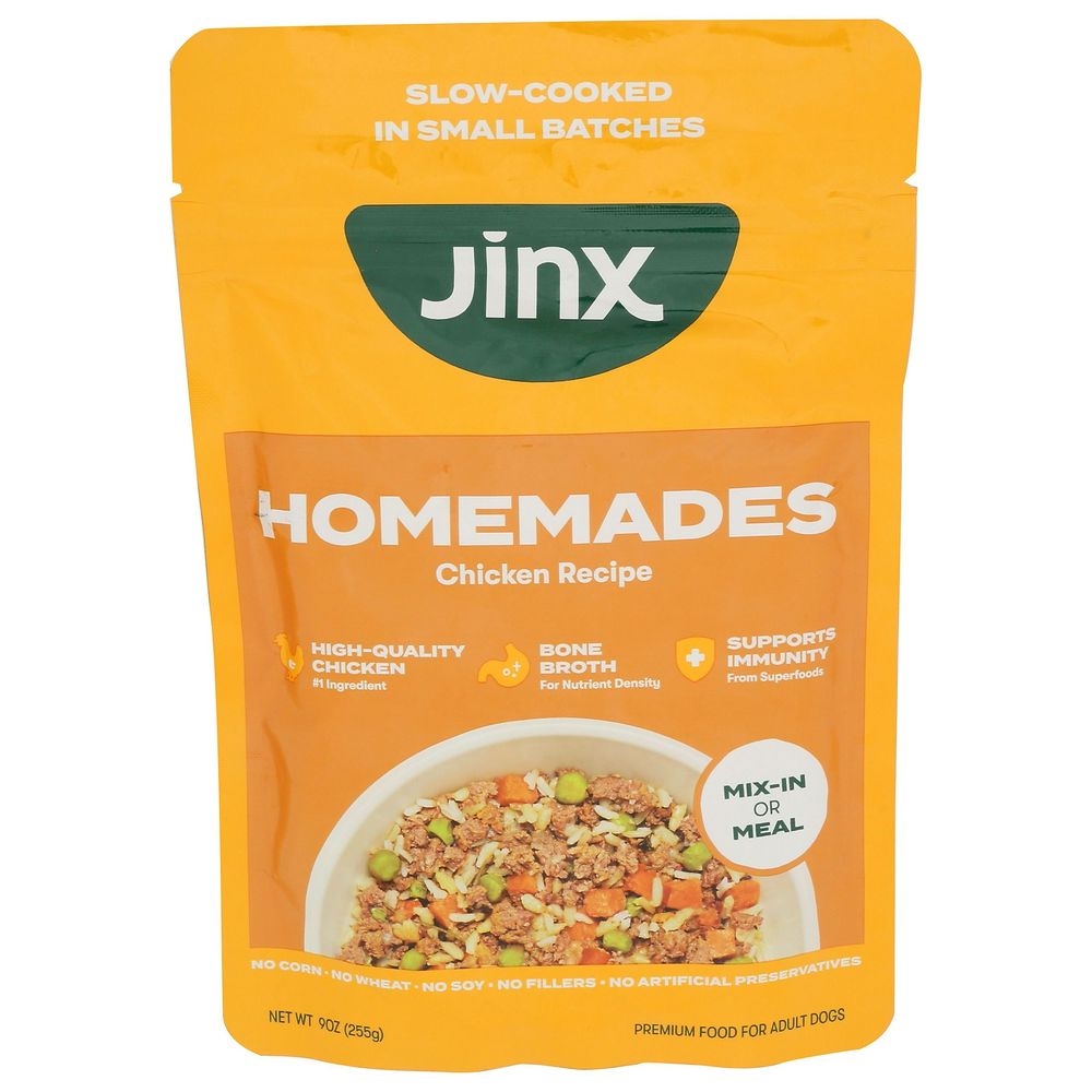 Jinx Homemades Chicken Dog Food, 9 Ounce -- 6 per case