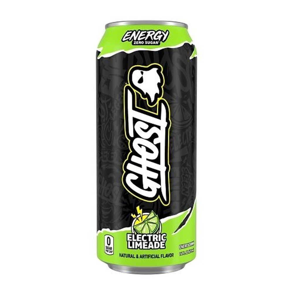 Ghost Electric Limeade Energy Drink, 16 Fluid Ounce - 12 per case