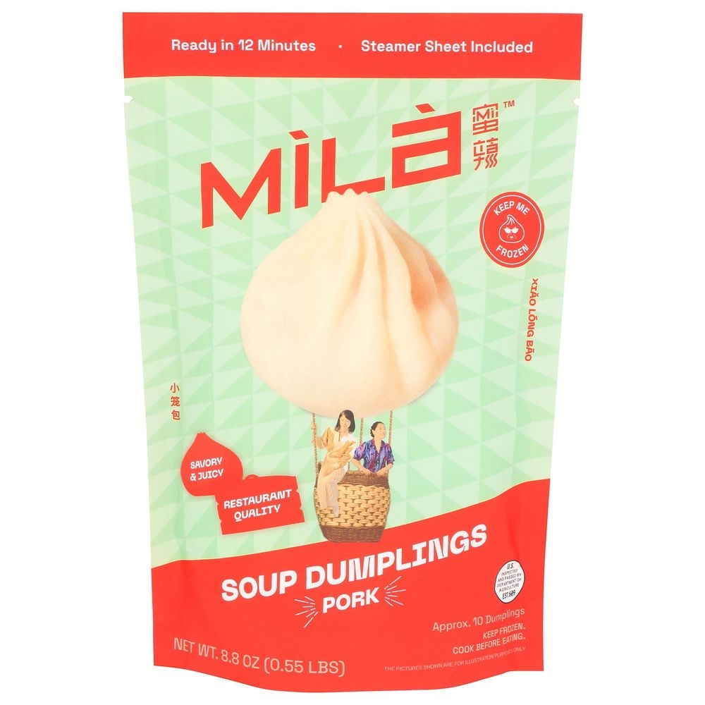 Mila Pork Soup Dumplings, 8.8 Ounce -- 6 per case