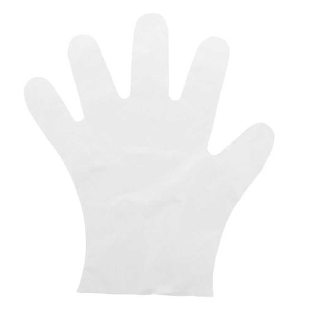 AmerCareRoyal Small Clear Powder Free Foodguard Poly Gloves, 10000 count
